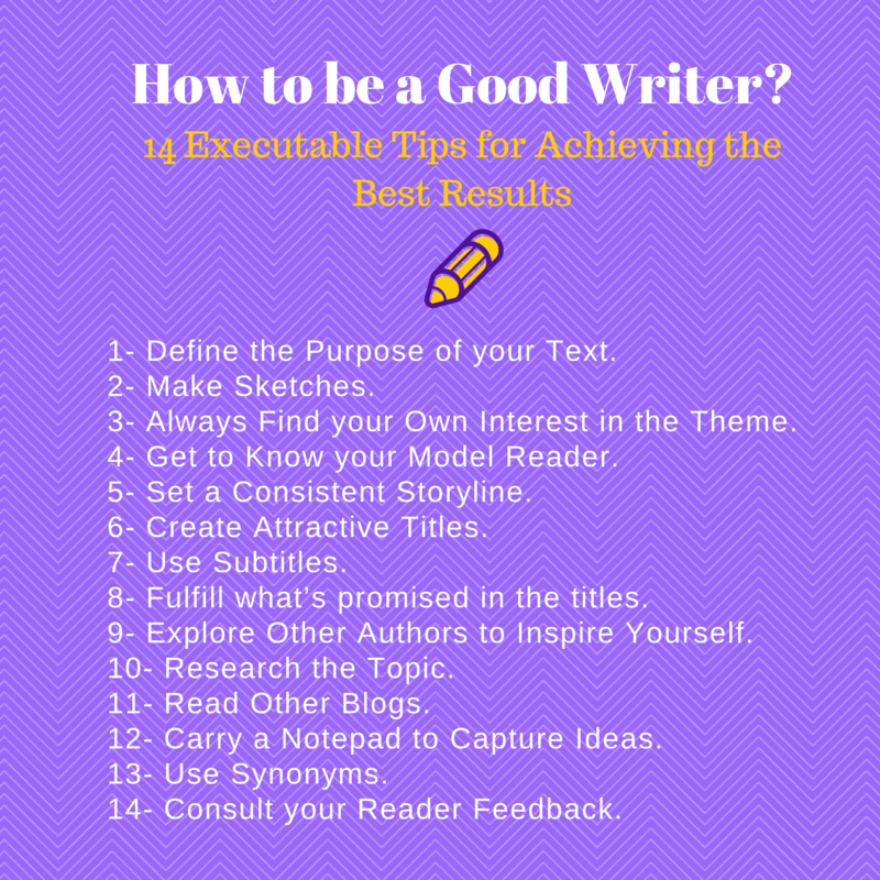 incredible tips to become a good writer references