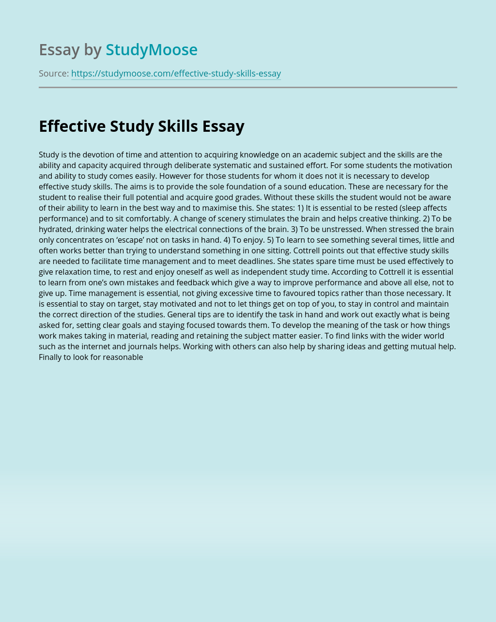 29 study skills lessons how to write a short essay ideas