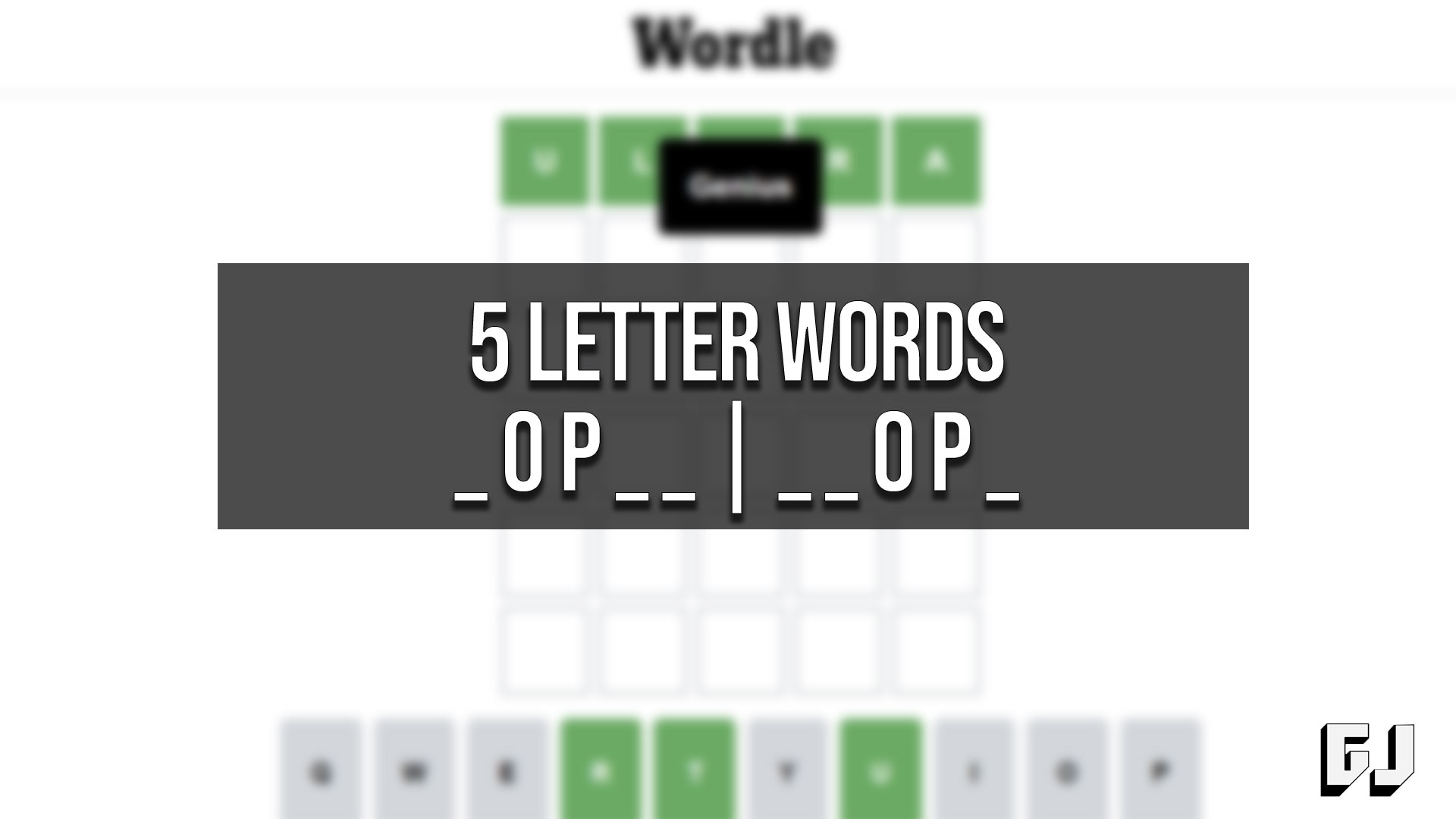 5 letter words starting with op