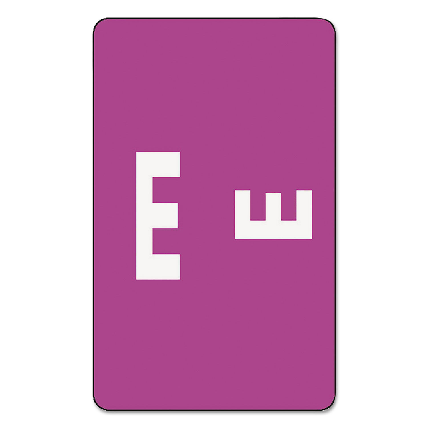 color with second letter e