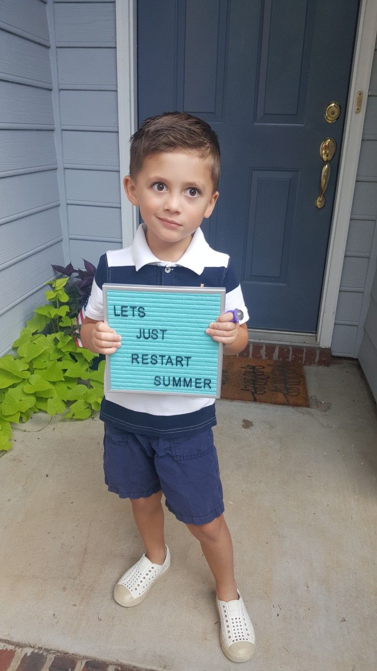 funny letter board first day of school
