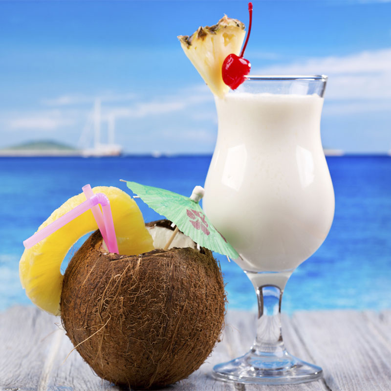 Indulge in the Tropical Flavors of a Non-Alcoholic Piña Colada: The Perfect Summer Drink