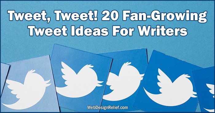 list of twenty twitter tips for writers ideas
