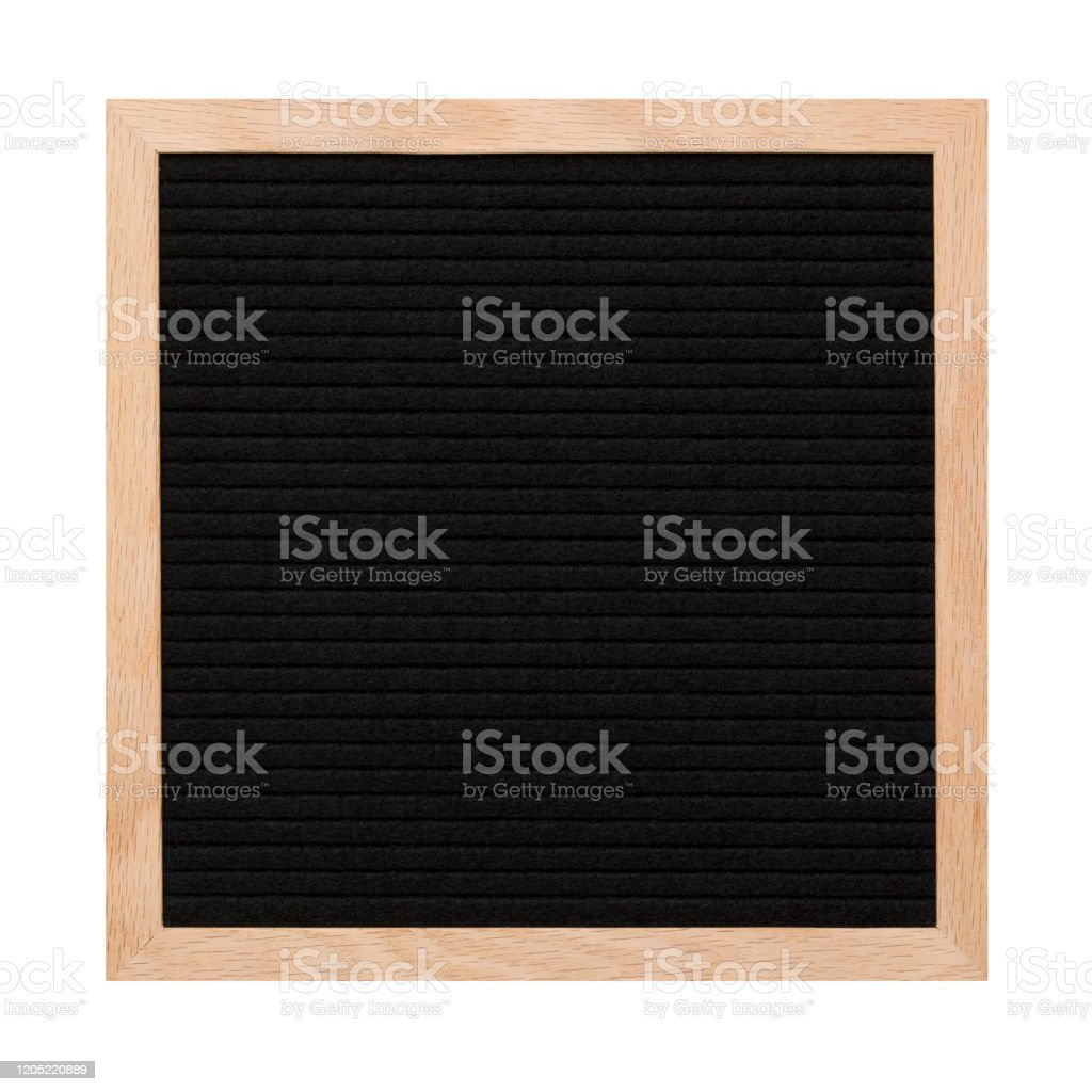 blank black letter board
