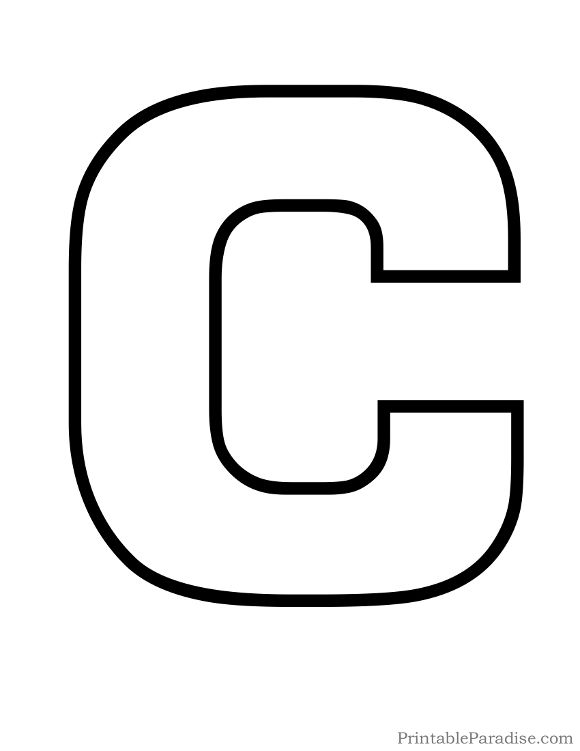 letter c outline images
