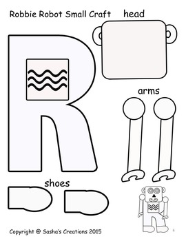 letter r template craft