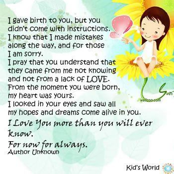 love letter to my daughter quotes